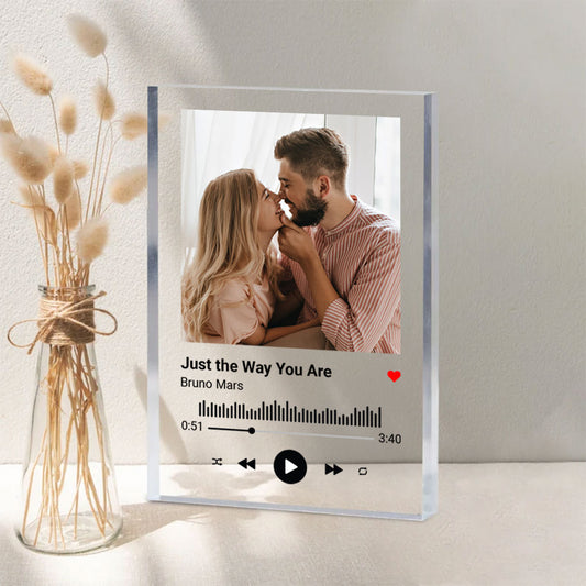 Fly Me To The Moon Acrylic - Together We Build A Life We Loved - Personalized Acrylic Plaque